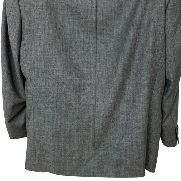 Vintage S. Cohen Jay Blazer Gray Sport Coat Preppy Jacket Wool Cashmere Mens 42S - Picture 10 of 12